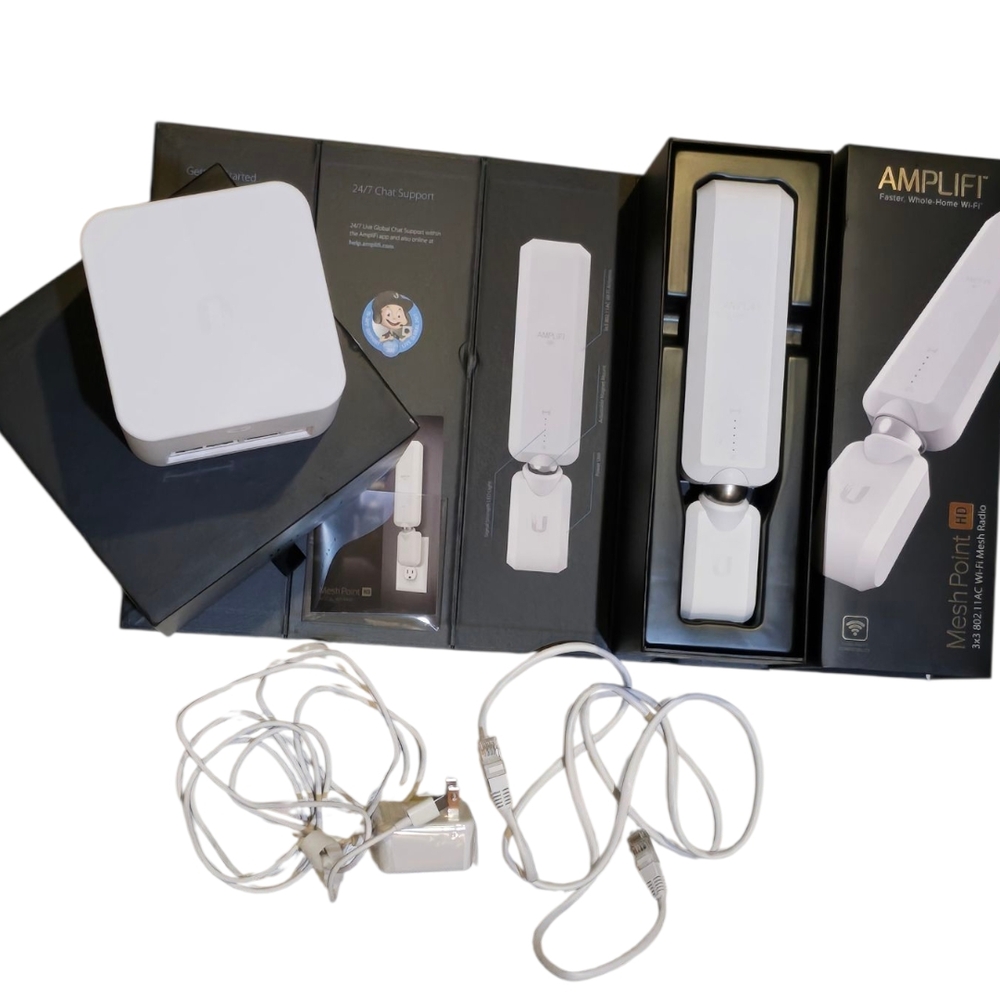 HD White Wireless Router and Mesh Point - Picture 2 of 5